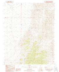 McCullough Pass Nevada Historical topographic map, 1:24000 scale, 7.5 X 7.5 Minute, Year 1989