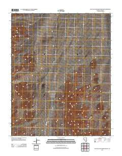 McCullough Mountain NE Nevada Historical topographic map, 1:24000 scale, 7.5 X 7.5 Minute, Year 2012