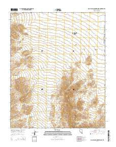McCullough Mountain NE Nevada Current topographic map, 1:24000 scale, 7.5 X 7.5 Minute, Year 2014