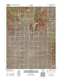 McCutchen Spring Nevada Historical topographic map, 1:24000 scale, 7.5 X 7.5 Minute, Year 2012