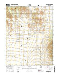 McCutchen Spring Nevada Current topographic map, 1:24000 scale, 7.5 X 7.5 Minute, Year 2015