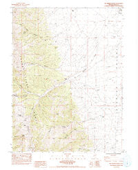 McDermid Ranch Nevada Historical topographic map, 1:24000 scale, 7.5 X 7.5 Minute, Year 1984
