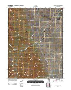 McDermid Ranch Nevada Historical topographic map, 1:24000 scale, 7.5 X 7.5 Minute, Year 2012