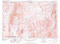 McDermitt Nevada Historical topographic map, 1:250000 scale, 1 X 2 Degree, Year 1959