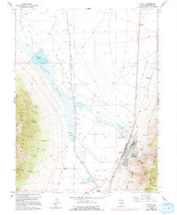 McGill Nevada Historical topographic map, 1:24000 scale, 7.5 X 7.5 Minute, Year 1958