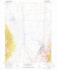 McGill Nevada Historical topographic map, 1:24000 scale, 7.5 X 7.5 Minute, Year 1958