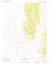 McIntyre Summit Nevada Historical topographic map, 1:24000 scale, 7.5 X 7.5 Minute, Year 1971