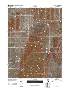 McKinney Pass Nevada Historical topographic map, 1:24000 scale, 7.5 X 7.5 Minute, Year 2011
