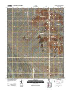 McKinney Tanks Nevada Historical topographic map, 1:24000 scale, 7.5 X 7.5 Minute, Year 2012