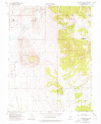 McTarnahan Hill Nevada Historical topographic map, 1:24000 scale, 7.5 X 7.5 Minute, Year 1968