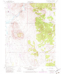 McTarnahan Hill Nevada Historical topographic map, 1:24000 scale, 7.5 X 7.5 Minute, Year 1968