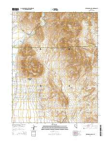 McTarnahan Hill Nevada Current topographic map, 1:24000 scale, 7.5 X 7.5 Minute, Year 2014