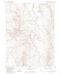 Mc Connel Canyon Nevada Historical topographic map, 1:24000 scale, 7.5 X 7.5 Minute, Year 1980
