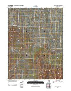 Medicine Spring Nevada Historical topographic map, 1:24000 scale, 7.5 X 7.5 Minute, Year 2012