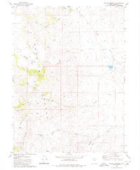 Melody Mountain Nevada Historical topographic map, 1:24000 scale, 7.5 X 7.5 Minute, Year 1980