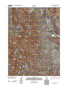 Melody Mountain Nevada Historical topographic map, 1:24000 scale, 7.5 X 7.5 Minute, Year 2011