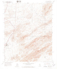Mercury Nevada Historical topographic map, 1:24000 scale, 7.5 X 7.5 Minute, Year 1961