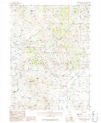 Merritt Mountain Nevada Historical topographic map, 1:24000 scale, 7.5 X 7.5 Minute, Year 1986