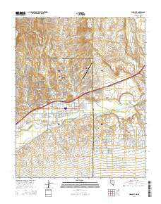 Mesquite Nevada Current topographic map, 1:24000 scale, 7.5 X 7.5 Minute, Year 2014