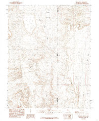 Mesquite NE Nevada Historical topographic map, 1:24000 scale, 7.5 X 7.5 Minute, Year 1985