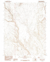 Mesquite NW Nevada Historical topographic map, 1:24000 scale, 7.5 X 7.5 Minute, Year 1985