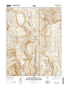 Mesquite NE Nevada Current topographic map, 1:24000 scale, 7.5 X 7.5 Minute, Year 2014