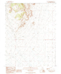 Meteorite Crater Nevada Historical topographic map, 1:24000 scale, 7.5 X 7.5 Minute, Year 1990