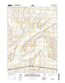 Metropolis Nevada Current topographic map, 1:24000 scale, 7.5 X 7.5 Minute, Year 2015