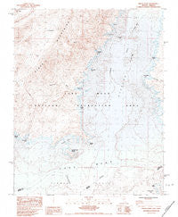 Middle Point Nevada Historical topographic map, 1:24000 scale, 7.5 X 7.5 Minute, Year 1983