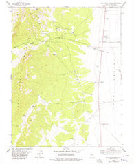 Milk Ranch Spring Nevada Historical topographic map, 1:24000 scale, 7.5 X 7.5 Minute, Year 1978
