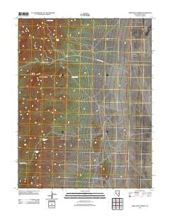 Milk Ranch Spring Nevada Historical topographic map, 1:24000 scale, 7.5 X 7.5 Minute, Year 2012