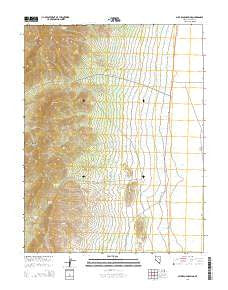 Milk Ranch Spring Nevada Current topographic map, 1:24000 scale, 7.5 X 7.5 Minute, Year 2014
