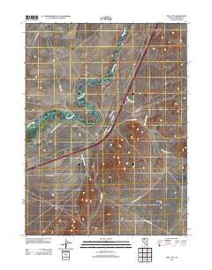 Mill City Nevada Historical topographic map, 1:24000 scale, 7.5 X 7.5 Minute, Year 2011