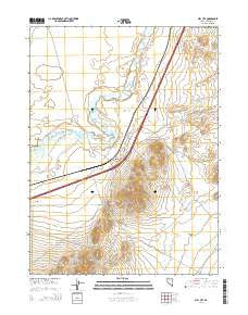 Mill City Nevada Current topographic map, 1:24000 scale, 7.5 X 7.5 Minute, Year 2014