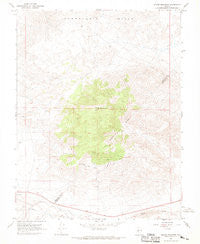 Miller Mountain Nevada Historical topographic map, 1:24000 scale, 7.5 X 7.5 Minute, Year 1967