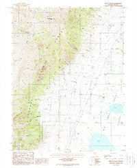 Millett Ranch Nevada Historical topographic map, 1:24000 scale, 7.5 X 7.5 Minute, Year 1988