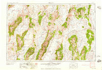 Millett Nevada Historical topographic map, 1:250000 scale, 1 X 2 Degree, Year 1959