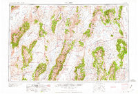 Millett Nevada Historical topographic map, 1:250000 scale, 1 X 2 Degree, Year 1959