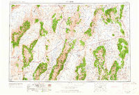 Millett Nevada Historical topographic map, 1:250000 scale, 1 X 2 Degree, Year 1955