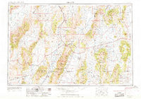 Millett Nevada Historical topographic map, 1:250000 scale, 1 X 2 Degree, Year 1955