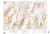 Millett Nevada Historical topographic map, 1:250000 scale, 1 X 2 Degree, Year 1955