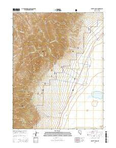 Millett Ranch Nevada Current topographic map, 1:24000 scale, 7.5 X 7.5 Minute, Year 2015
