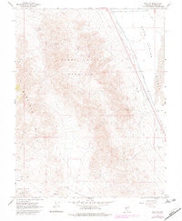 Mina NW Nevada Historical topographic map, 1:24000 scale, 7.5 X 7.5 Minute, Year 1967