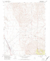 Mina Nevada Historical topographic map, 1:24000 scale, 7.5 X 7.5 Minute, Year 1967