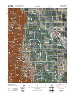 Minden Nevada Historical topographic map, 1:24000 scale, 7.5 X 7.5 Minute, Year 2012