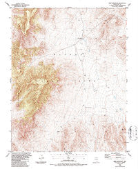 Mine Mountain Nevada Historical topographic map, 1:24000 scale, 7.5 X 7.5 Minute, Year 1986