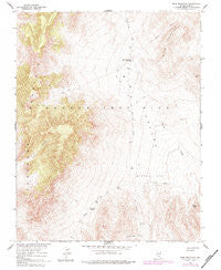 Mine Mountain Nevada Historical topographic map, 1:24000 scale, 7.5 X 7.5 Minute, Year 1961