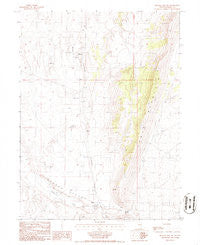 Mineral Hill SW Nevada Historical topographic map, 1:24000 scale, 7.5 X 7.5 Minute, Year 1986