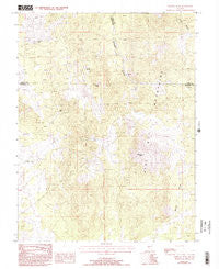 Mineral Peak Nevada Historical topographic map, 1:24000 scale, 7.5 X 7.5 Minute, Year 1987