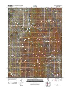 Mineral Hill Nevada Historical topographic map, 1:24000 scale, 7.5 X 7.5 Minute, Year 2012